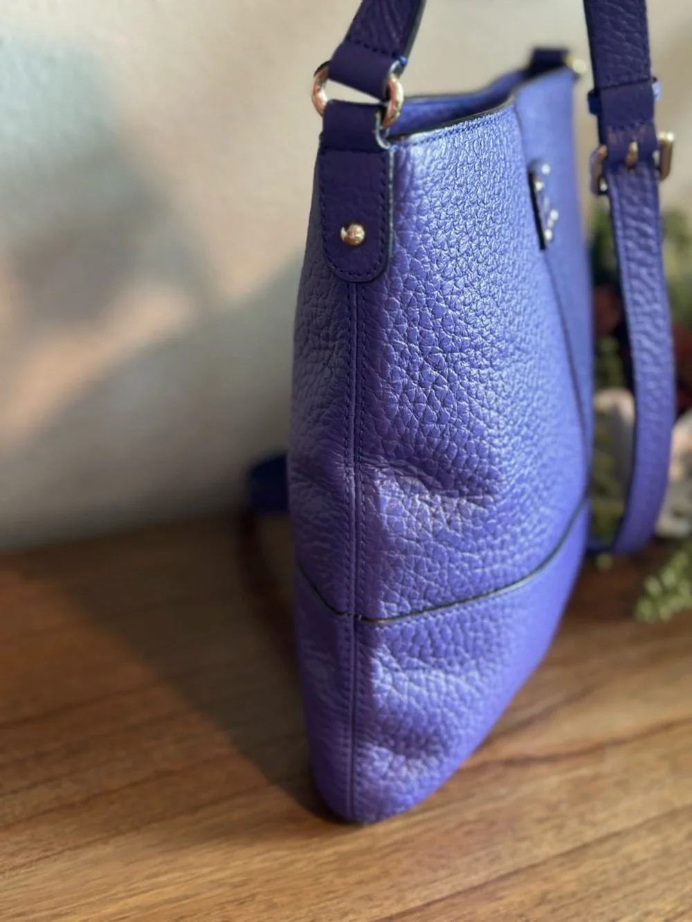 Kate Spade Bay Street Cora Purple Crossbody Bag - Excellent Condition! - Picture 3 of 10